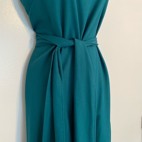 Gorgeous Teal Sleeveless Dress - Picture 2 of 8